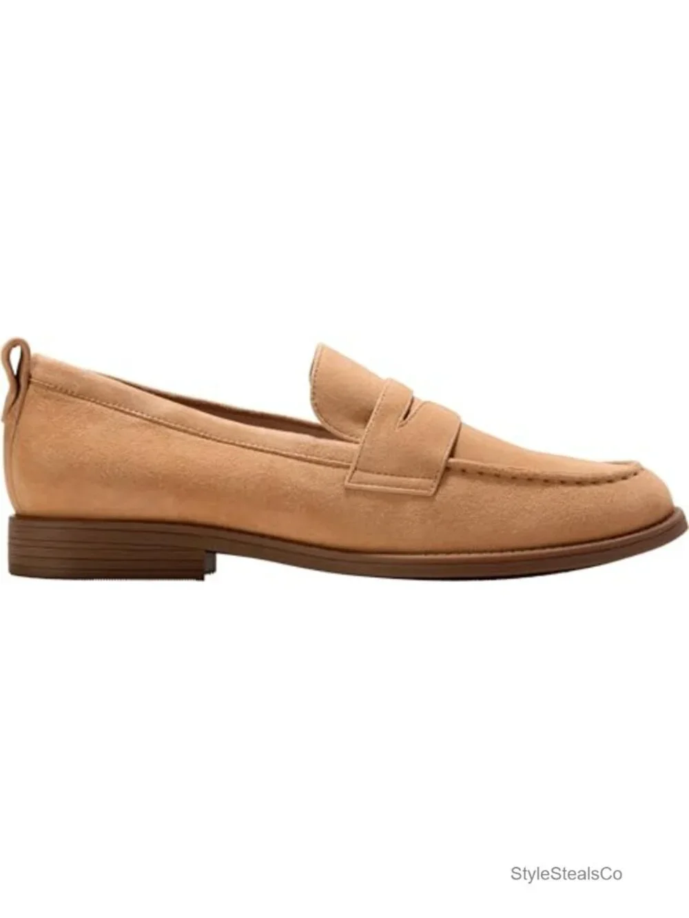 Penny Loafers with Cushioned Footbed Leather
